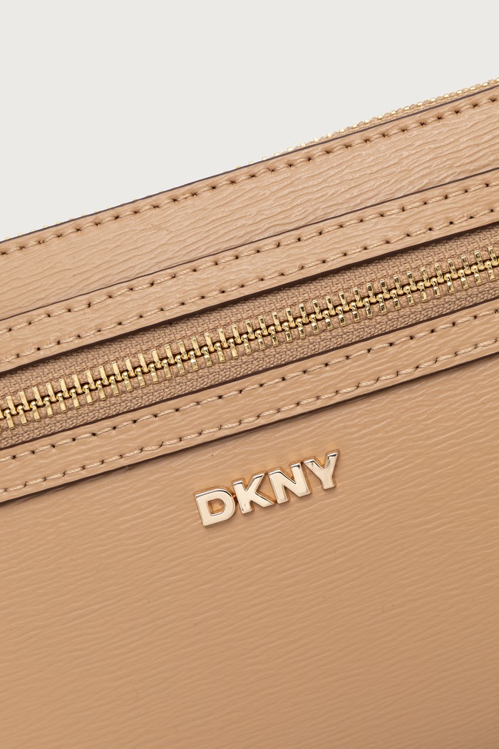 DKNY torebka crossbody damska skórzana beżowy R42HKE18
