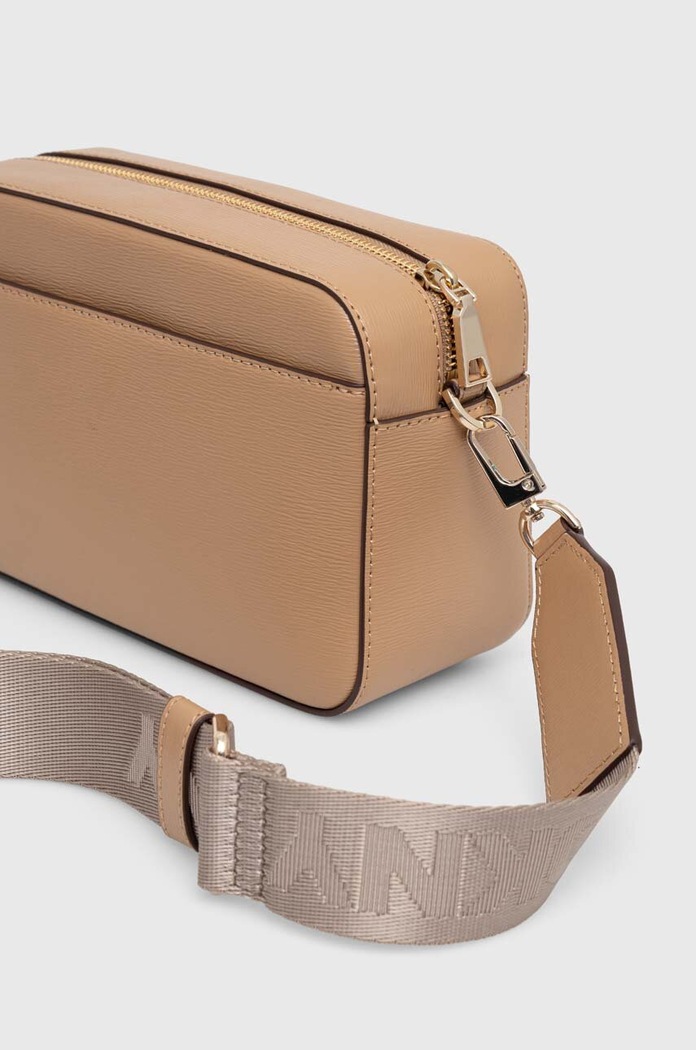 Doplnky Kožená kabelka Dkny R42E3E22 béžová