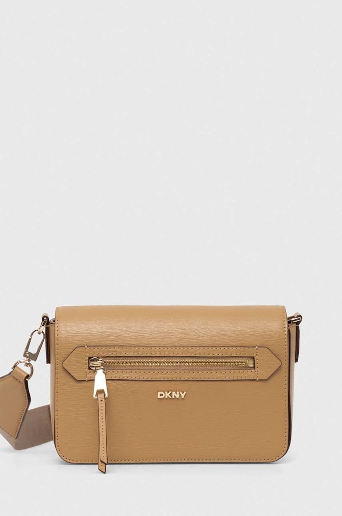 Dkny poseta de piele nu incape in A4 bej R42E3E21
