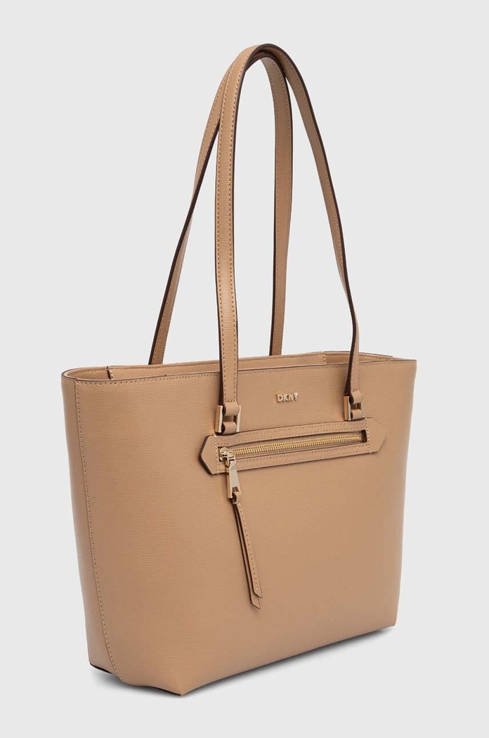 Dkny poseta de piele R42A3E20 bej SS25
