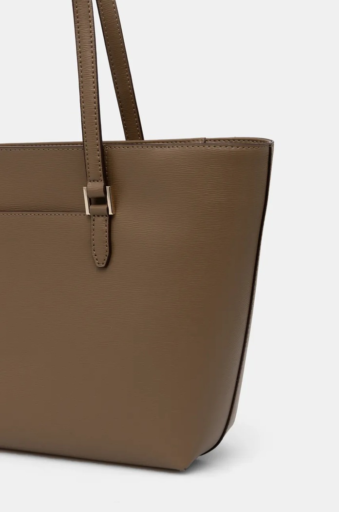 Akcesoria Dkny torebka skórzana R42A3E20 brązowy