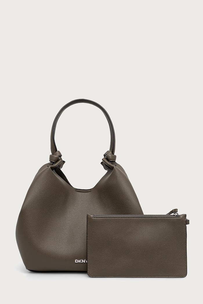 DKNY torebka shopper damska z imitacji skóry PAULA zielony R42BAE49