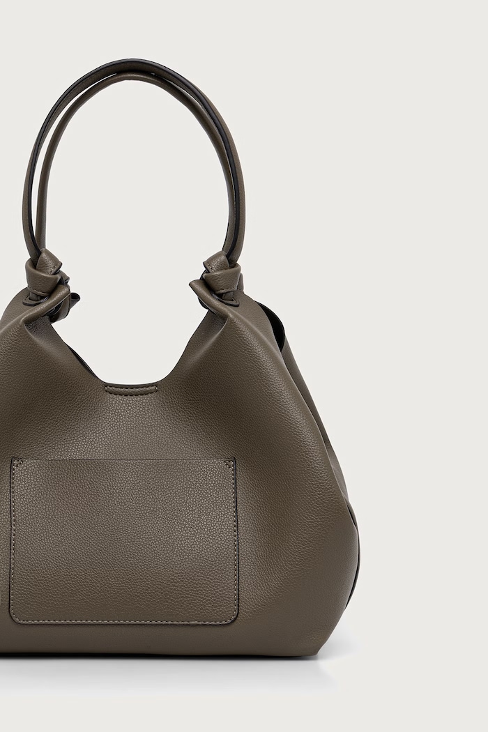 DKNY torebka shopper damska z imitacji skóry PAULA zielony R42BAE49