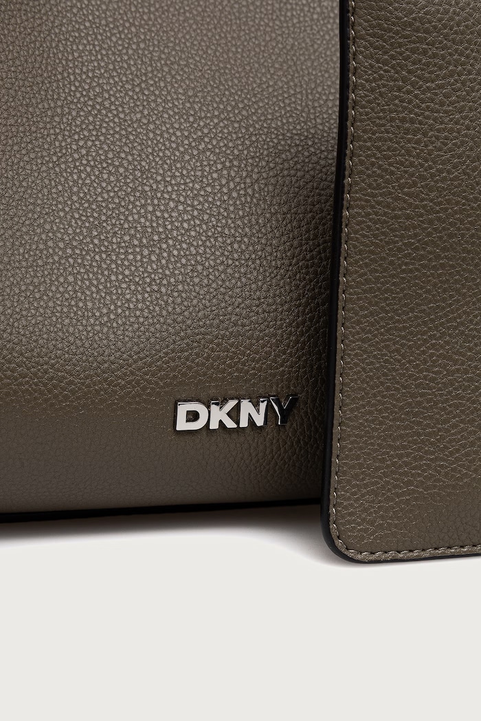 DKNY torebka shopper damska z imitacji skóry PAULA R42BAE49 zielony