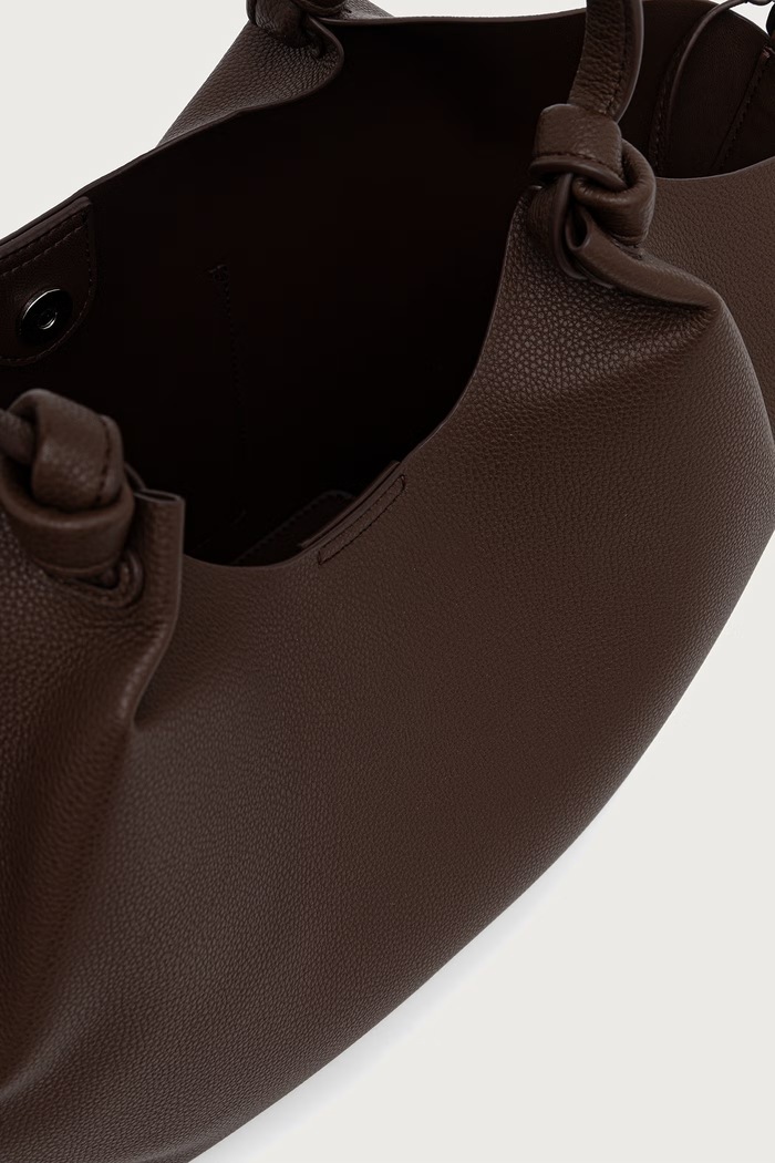 DKNY torebka shopper damska z imitacji skóry PAULA R42BAE49 brązowy