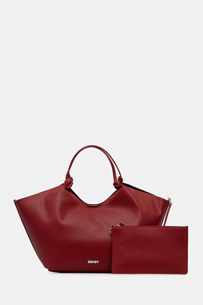 DKNY kabelka typu shopper dámska PAULA imitácia kože červená R42BAE48