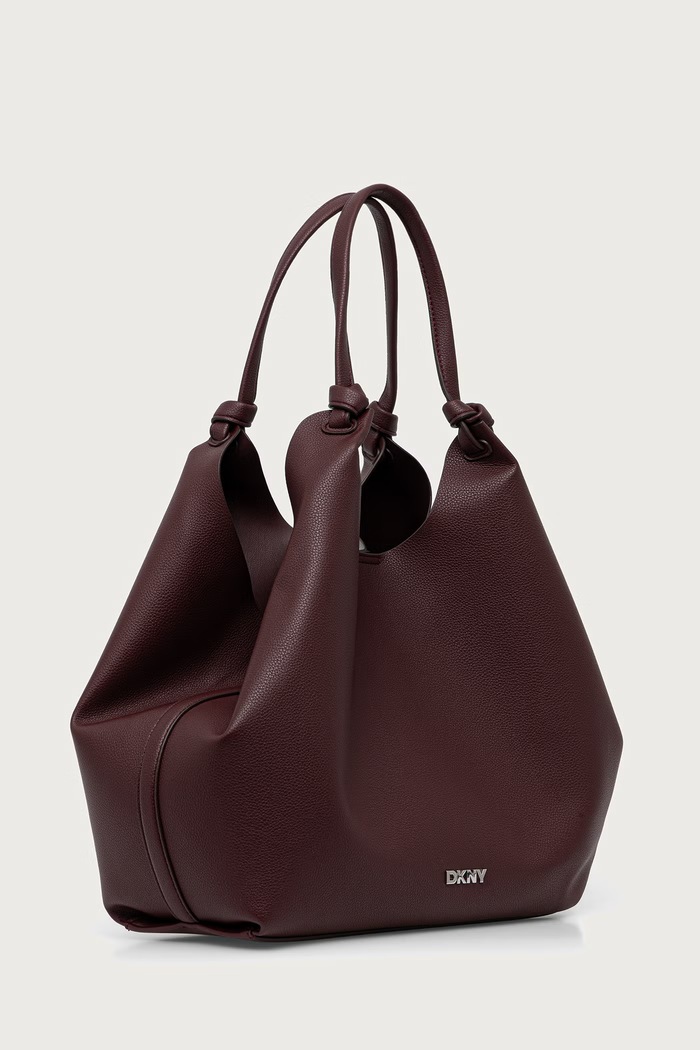 DKNY torebka shopper damska PAULA R42BAE48 bordowy SS26