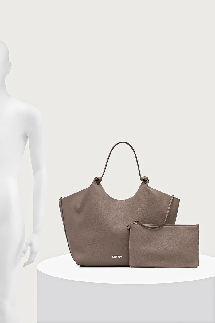 DKNY torebka shopper damska PAULA R42BAE48 brązowy