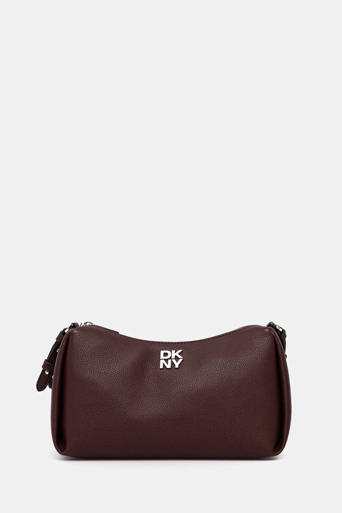 DKNY geantă croissant pentru femei uni burgundia R423AE54