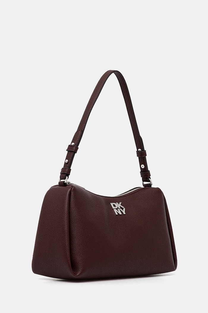 DKNY geantă croissant pentru femei R423AE54 burgundia SS26