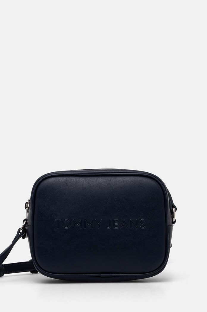 Tommy Jeans torebka aplikacja granatowy AW0AW16274