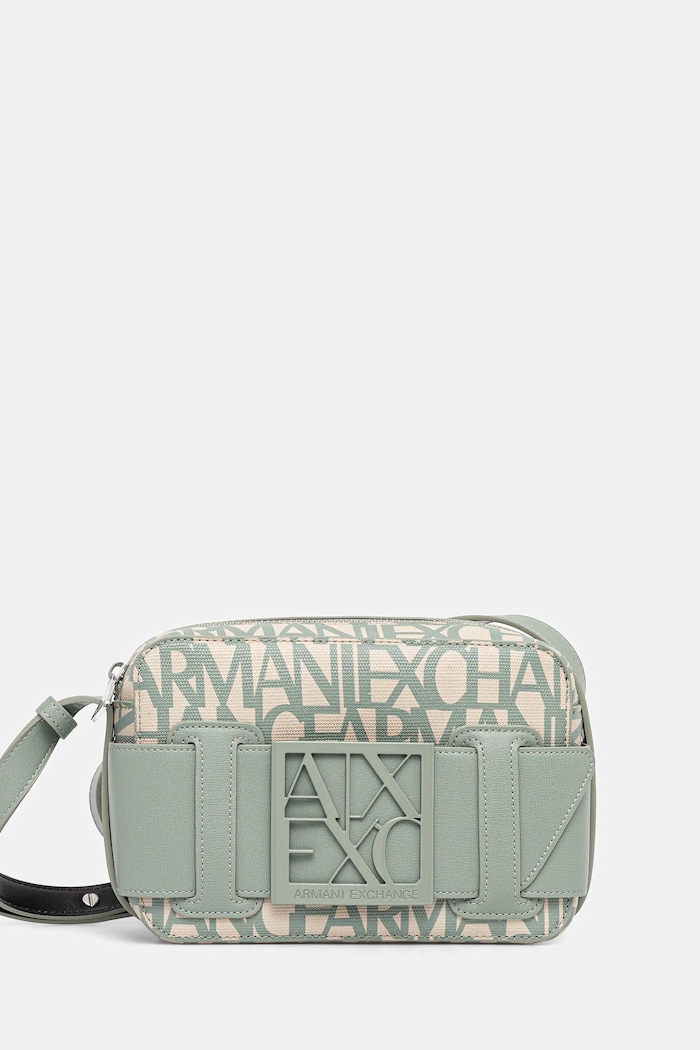 Armani Exchange geantă sintetic verde 942699.3F742