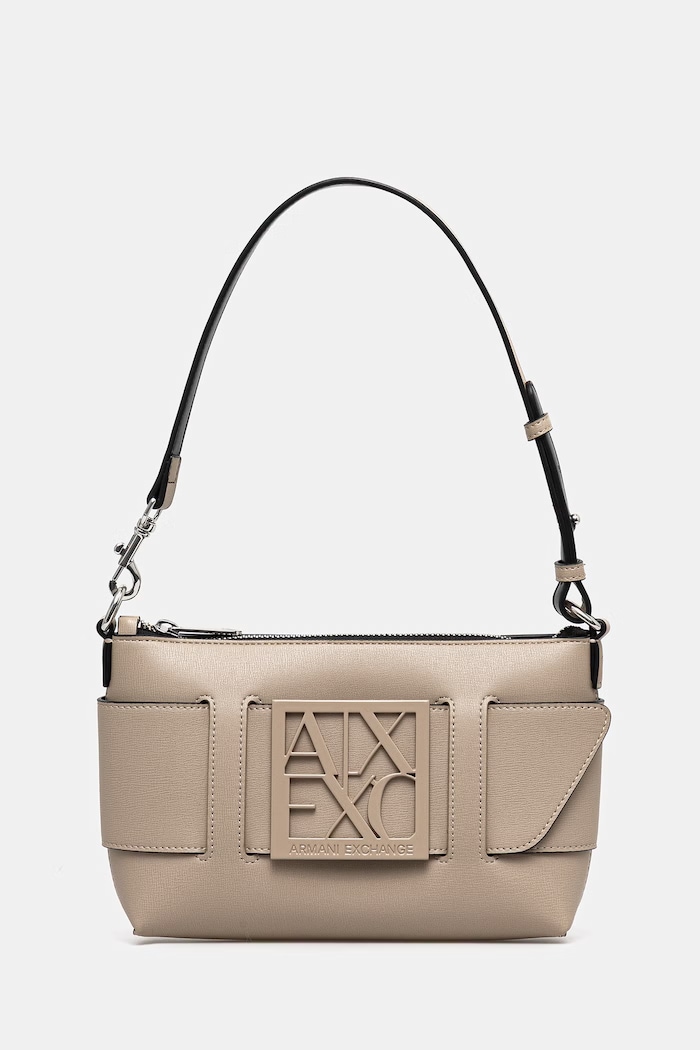 Kabelka Armani Exchange nášivka béžová 942907.0A874