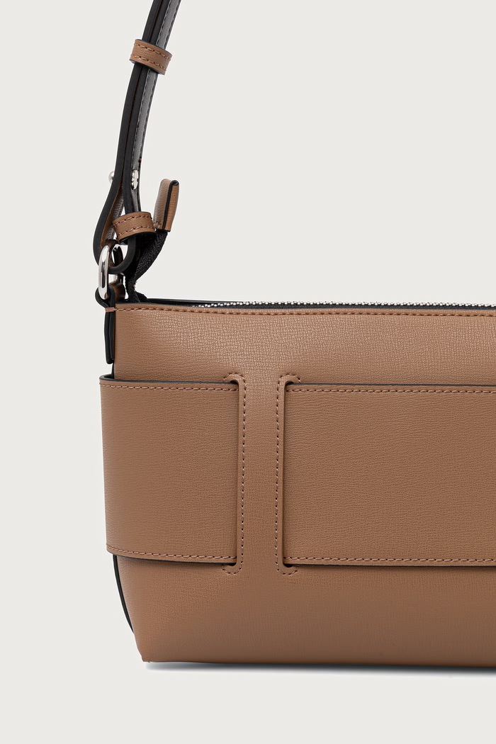 Akcesoria Armani Exchange Torebka hobo damska z imitacji skóry 942907.0A874 beżowy