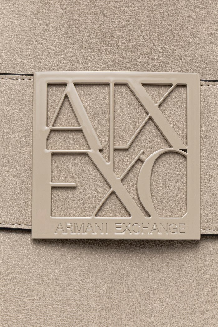 Kabelka typu shopper dámska z imitácie kože Armani Exchange 949138.0A874 béžová
