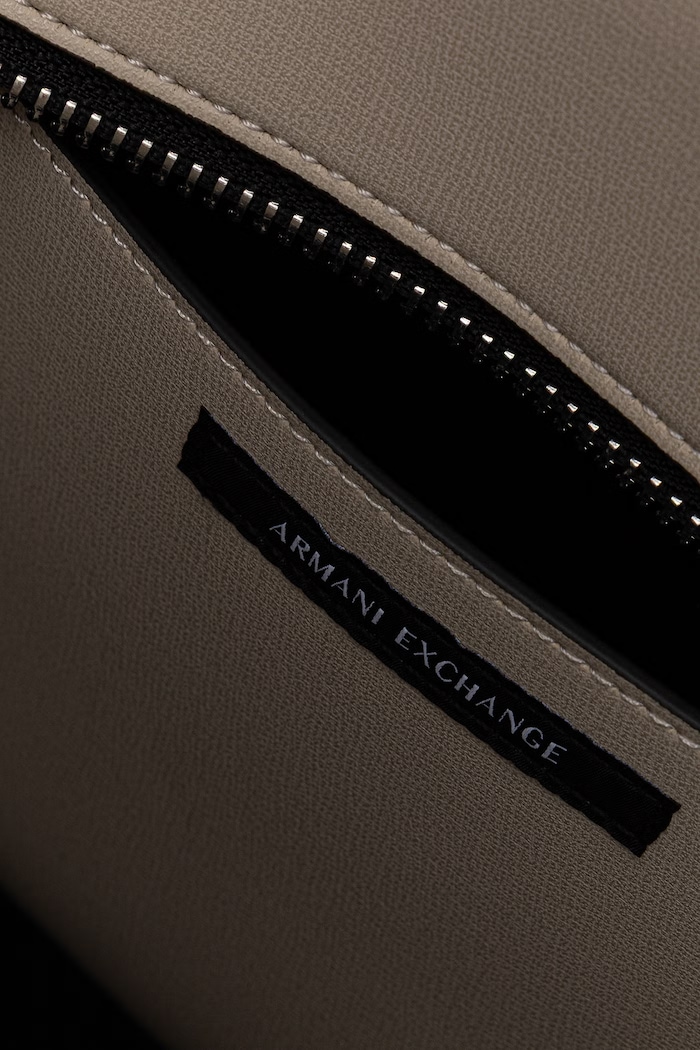 Kabelka typu shopper dámska z imitácie kože Armani Exchange béžová 949138.0A874