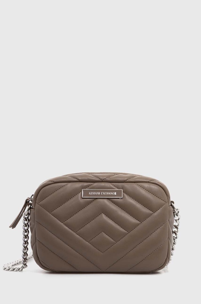 Armani Exchange torebka nie mieści A4 beżowy 949158.4R742