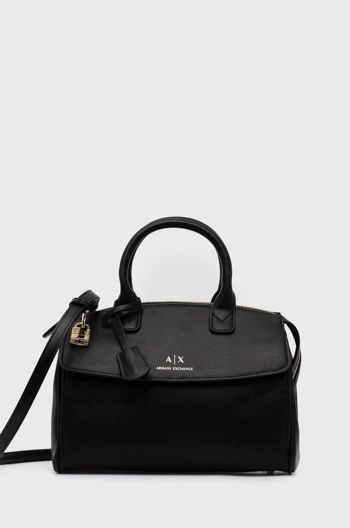 Kabelka Armani Exchange nevejde se A4 černá 949162.4F779