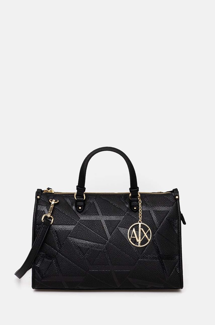 Armani Exchange torebka nie mieści A4 czarny 949165.4F784