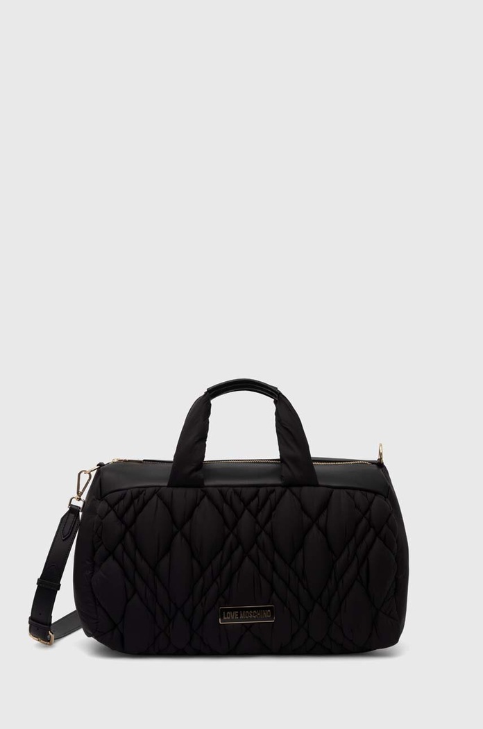 Love Moschino torebka mieści A4 czarny JC4164PP1L