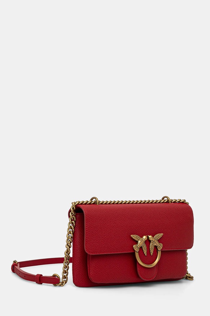 Δερμάτινη τσάντα Pinko 104528.A29Q κόκκινο AW25