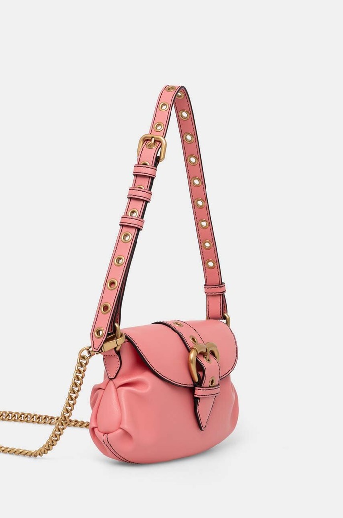 Pinko Borsa a mano in pelle 102802.A1W9 rosa AW24