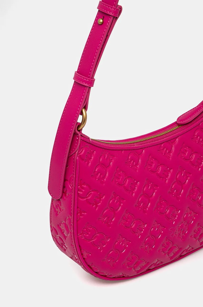 Accesorii Pinko poseta de piele 102790.A1YB roz