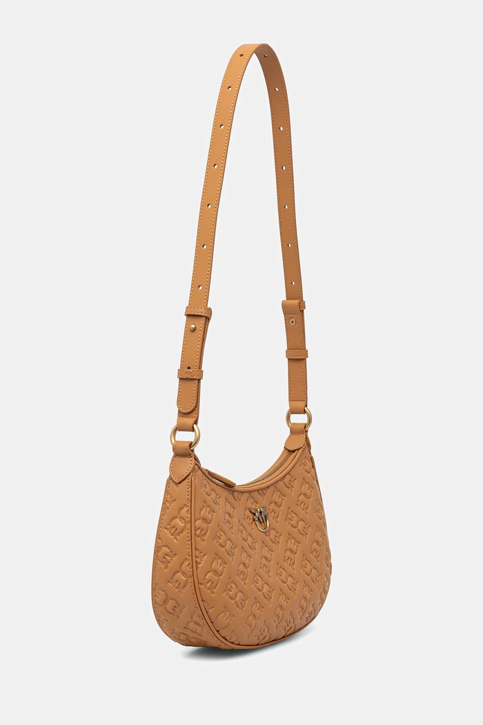 Kožna torba Pinko 102790.A1YB smeđa AA00