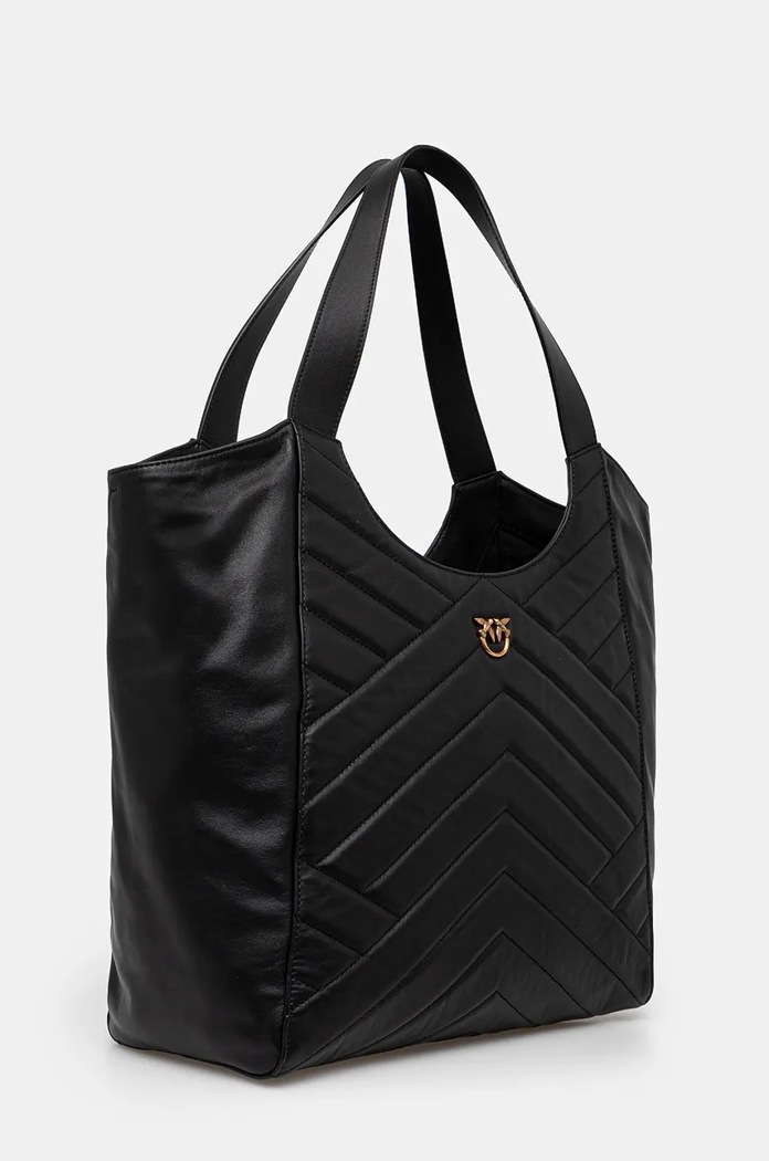 Kožená kabelka Pinko 104536.A29Y černá AW24