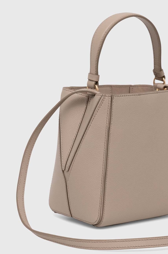 Kiegészítők Tory Burch bőr táska McGraw Small 158500.200 bézs