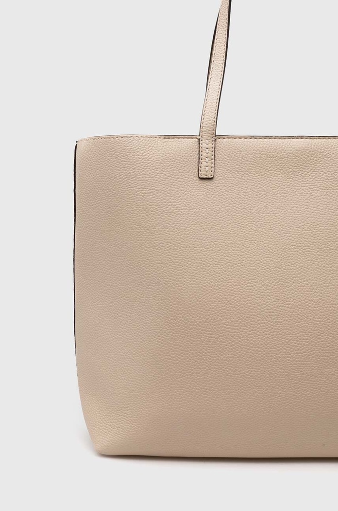 Kiegészítők Tory Burch bőr táska McGraw 152221.724 bézs