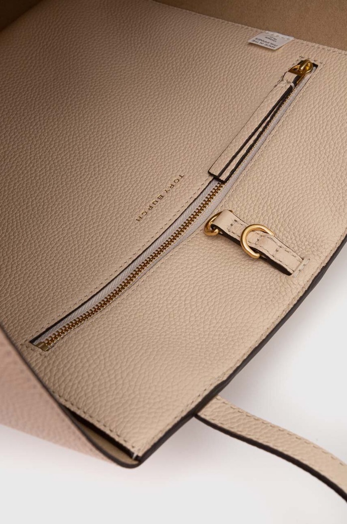 Tory Burch bőr táska McGraw 152221.724 bézs