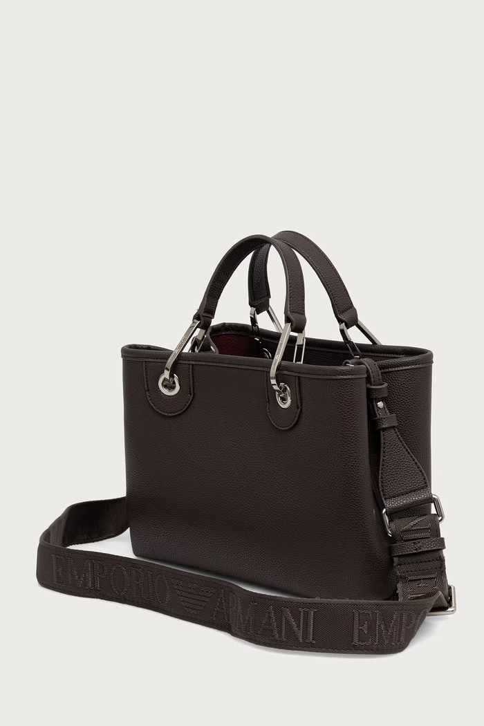 Akcesoria Emporio Armani torebka crossbody damska EW000361.AF12036 brązowy
