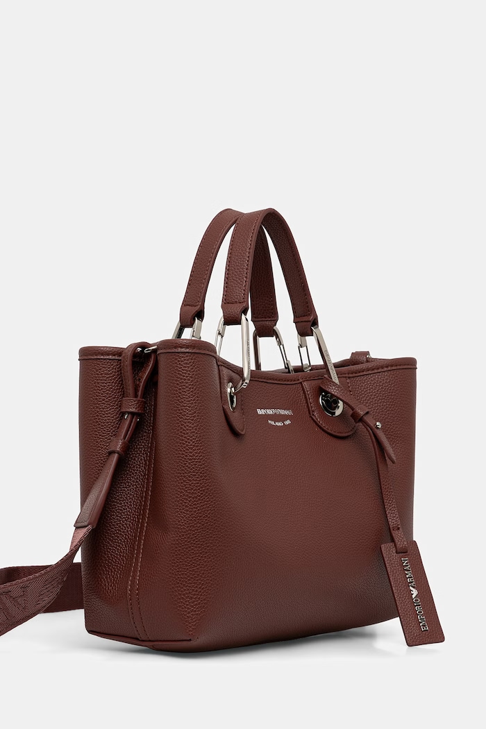Emporio Armani torebka crossbody damska EW000361.AF12036 brązowy SS26
