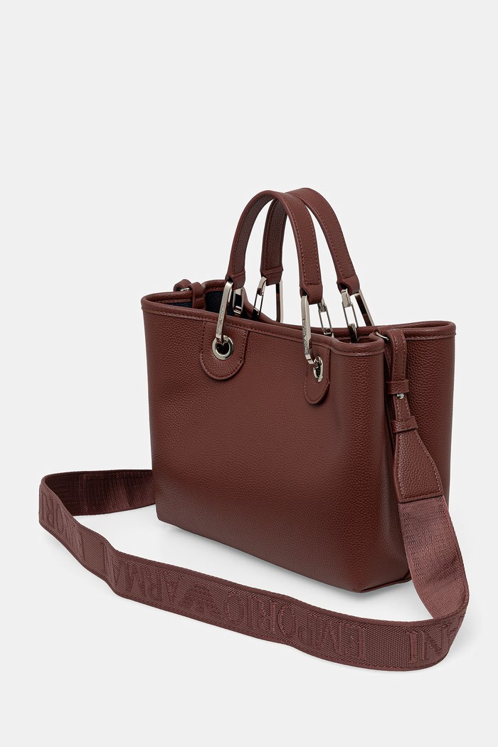 Akcesoria Emporio Armani torebka crossbody damska EW000361.AF12036 brązowy