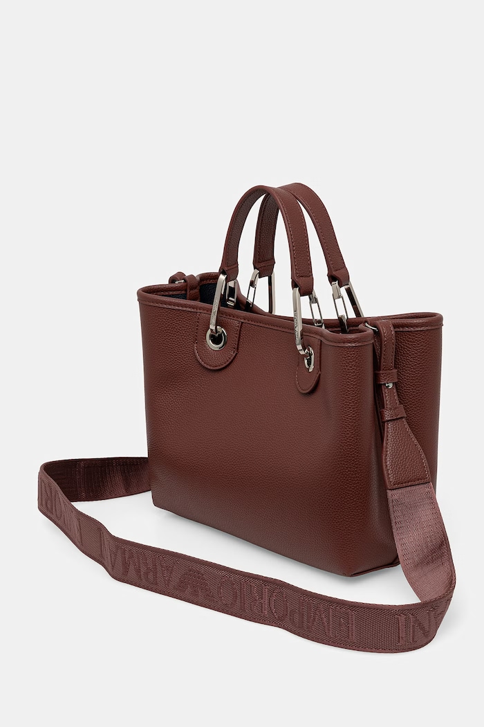 Akcesoria Emporio Armani torebka crossbody damska EW000361.AF12036 brązowy