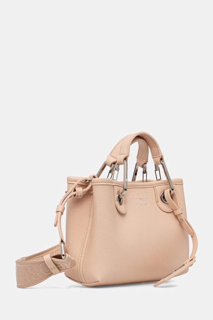 Emporio Armani crossbody kabelka dámska z imitácie kože EW000382.AF12036 béžová SS26