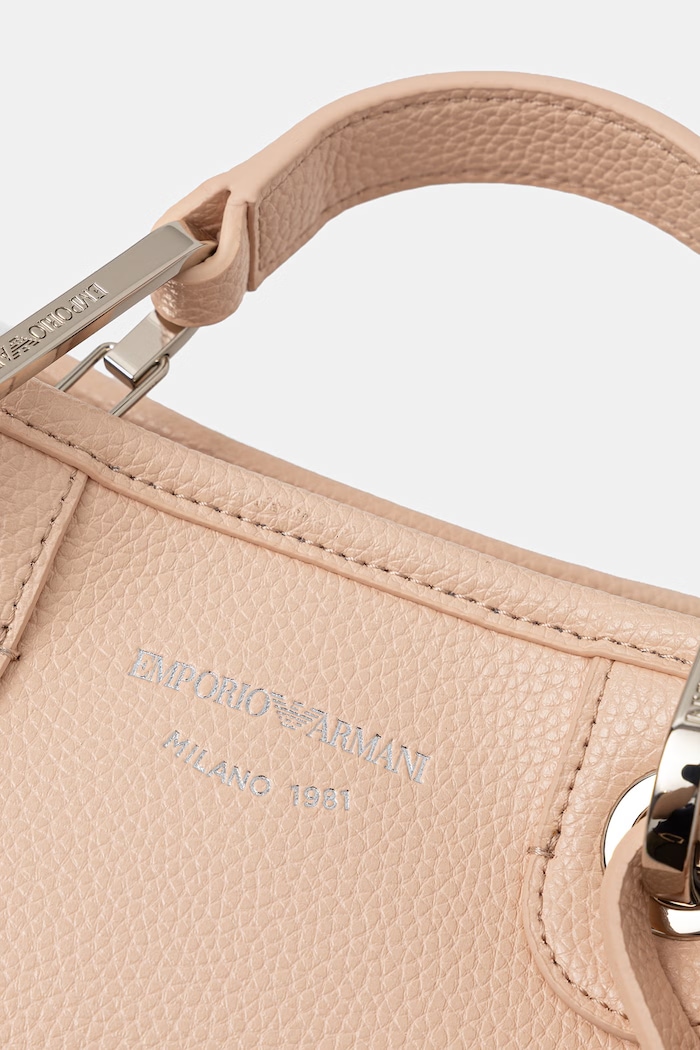 Emporio Armani crossbody kabelka dámska z imitácie kože béžová EW000382.AF12036