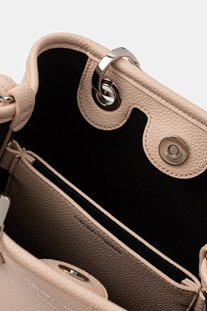 Emporio Armani crossbody kabelka dámska z imitácie kože EW000382.AF12036 béžová