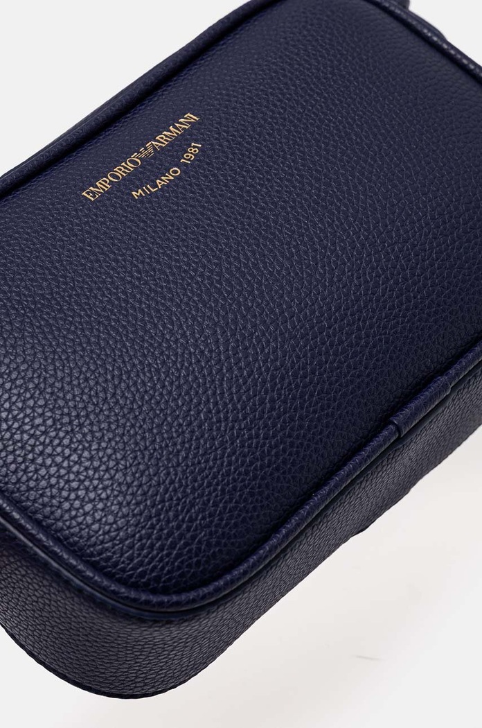 Doplnky Emporio Armani crossbody kabelka dámska z imitácie kože EW000537.AF12036 tmavomodrá