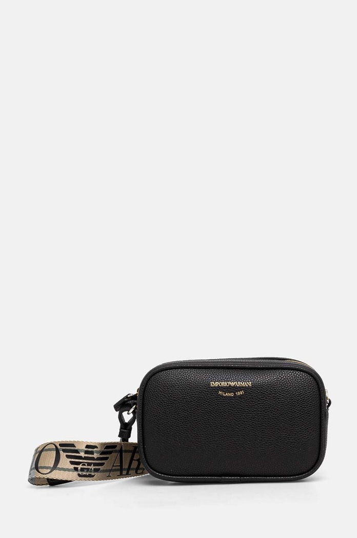 Kabelka Emporio Armani imitácia kože čierna EW000537.AF12103