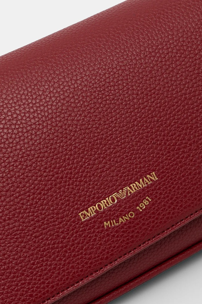 Emporio Armani crossbody kabelka dámska burgundské EW000538.AF12036