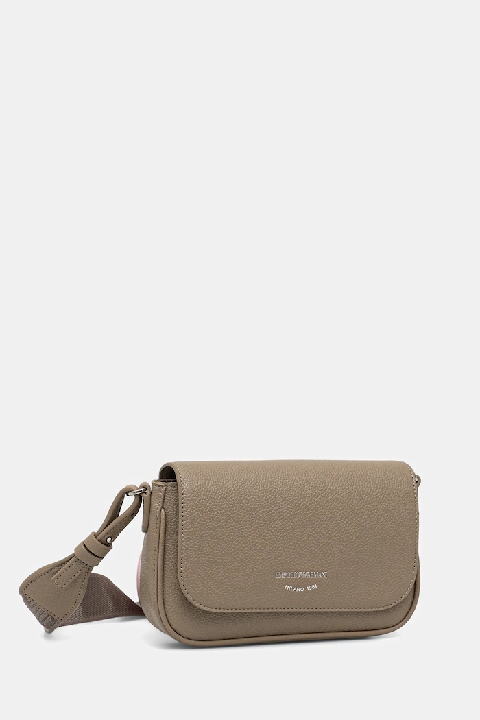 Emporio Armani crossbody kabelka dámska EW000538.AF12036 hnedá SS26