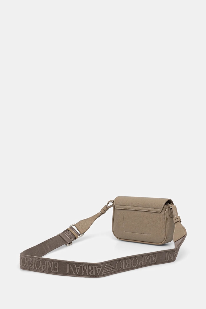 Doplnky Emporio Armani crossbody kabelka dámska EW000538.AF12036 hnedá