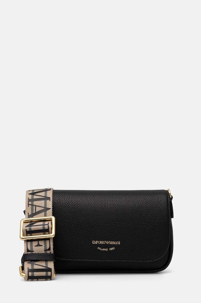 Emporio Armani torebka nie mieści A4 czarny EW000538.AF12103