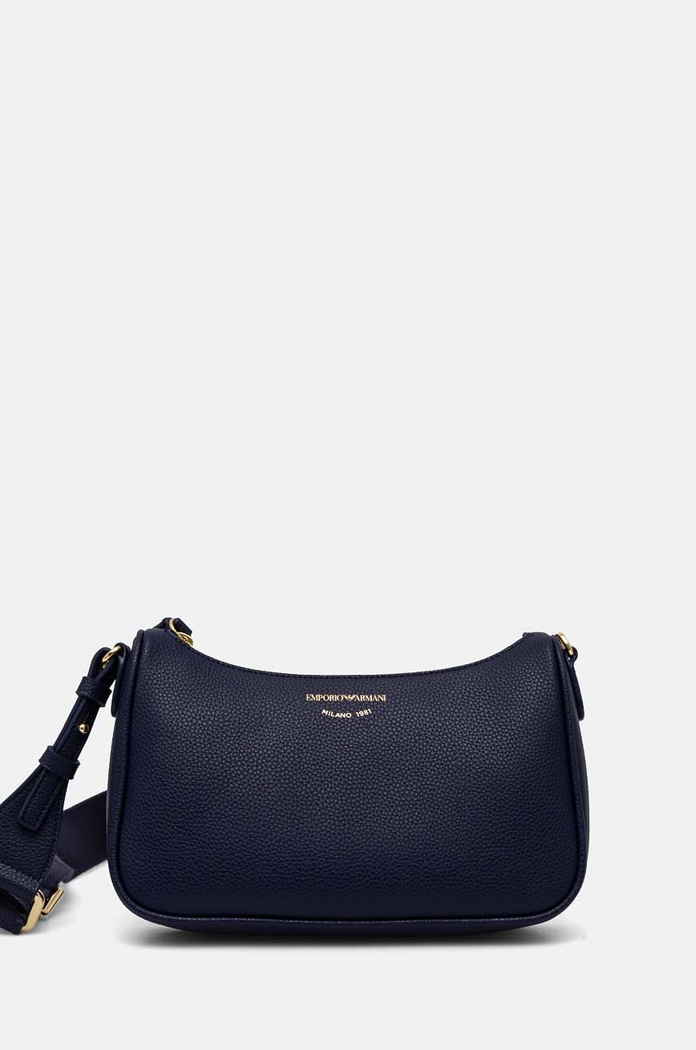 Emporio Armani torebka crossbody damska nie mieści A4 granatowy EW000539.AF12036