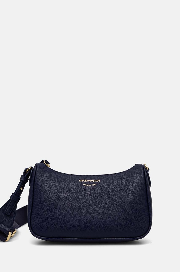 Emporio Armani torebka crossbody damska nie mieści A4 granatowy EW000539.AF12036