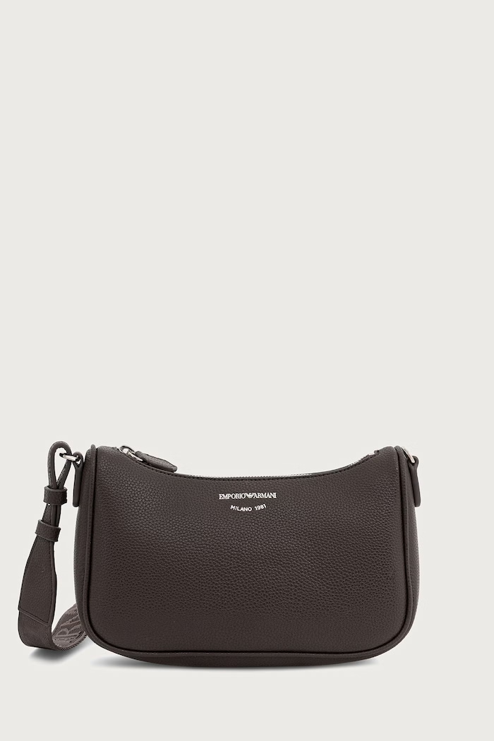 Emporio Armani Torebka crossbody damska brązowy EW000539.AF12036