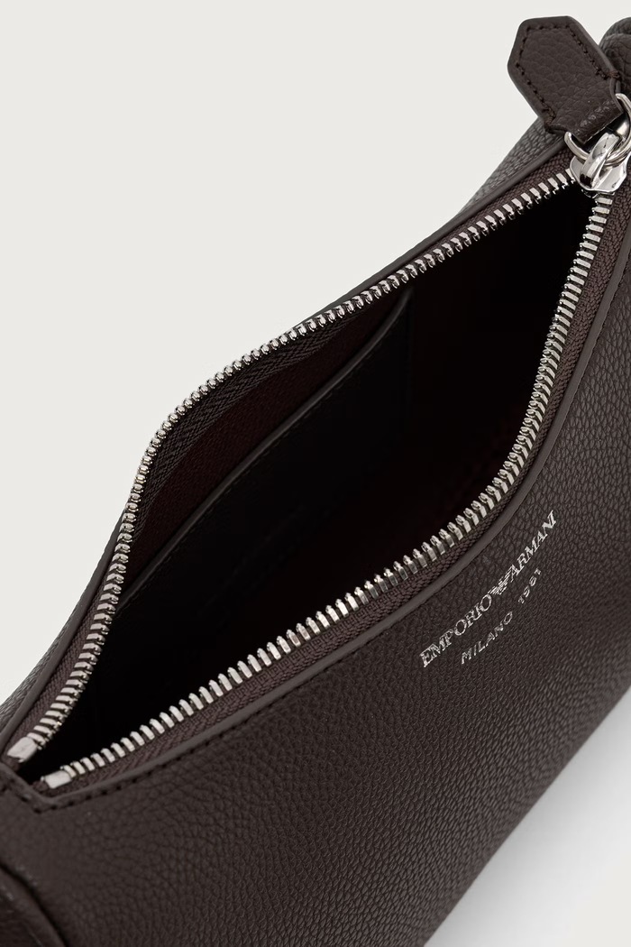 Torebka crossbody damska Emporio Armani brązowy EW000539.AF12036