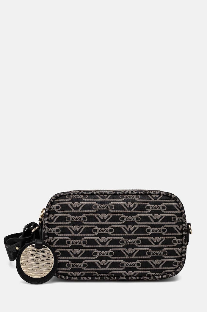 Kabelka Emporio Armani vzorovaný čierna EW000537.AF11951
